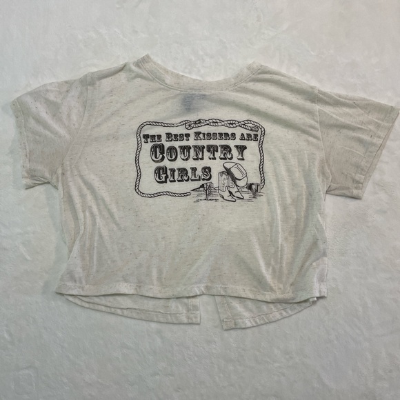 DUSTY CROP TOP WOMEN IRISH CREAM